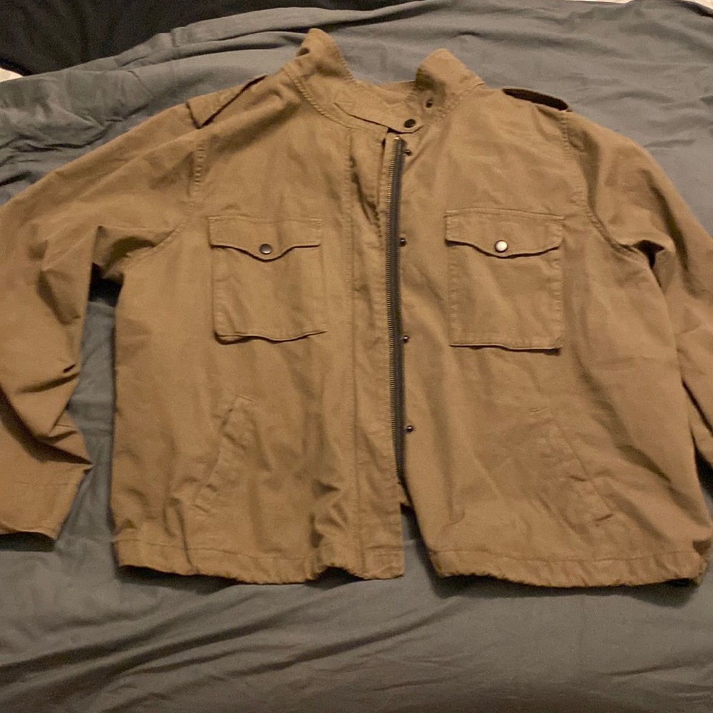 Gently worn Torrid size 3 military style green coat